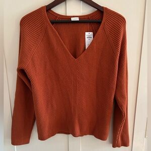 Abercrombie & Fitch V-neck Chevron Sweater